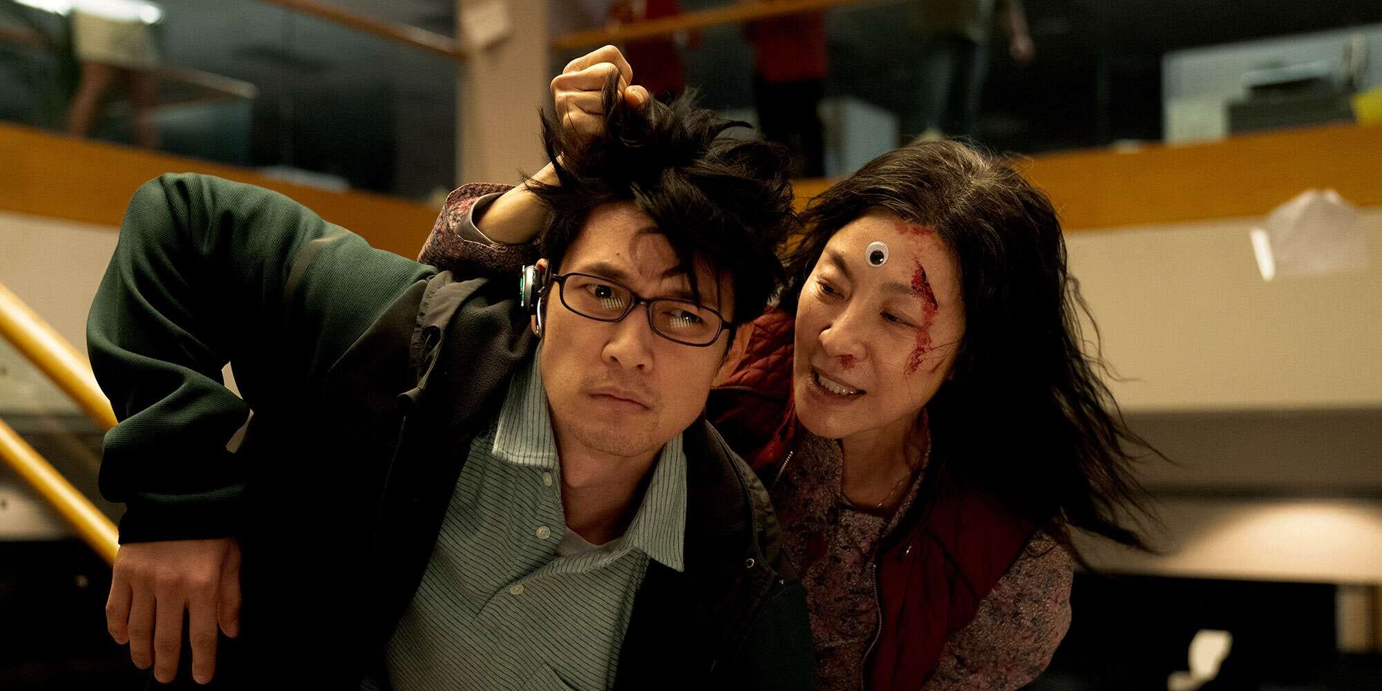 A scene from Everything Everywhere All at Once, Michelle Yeoh, Sci-fi, action, martial arts film