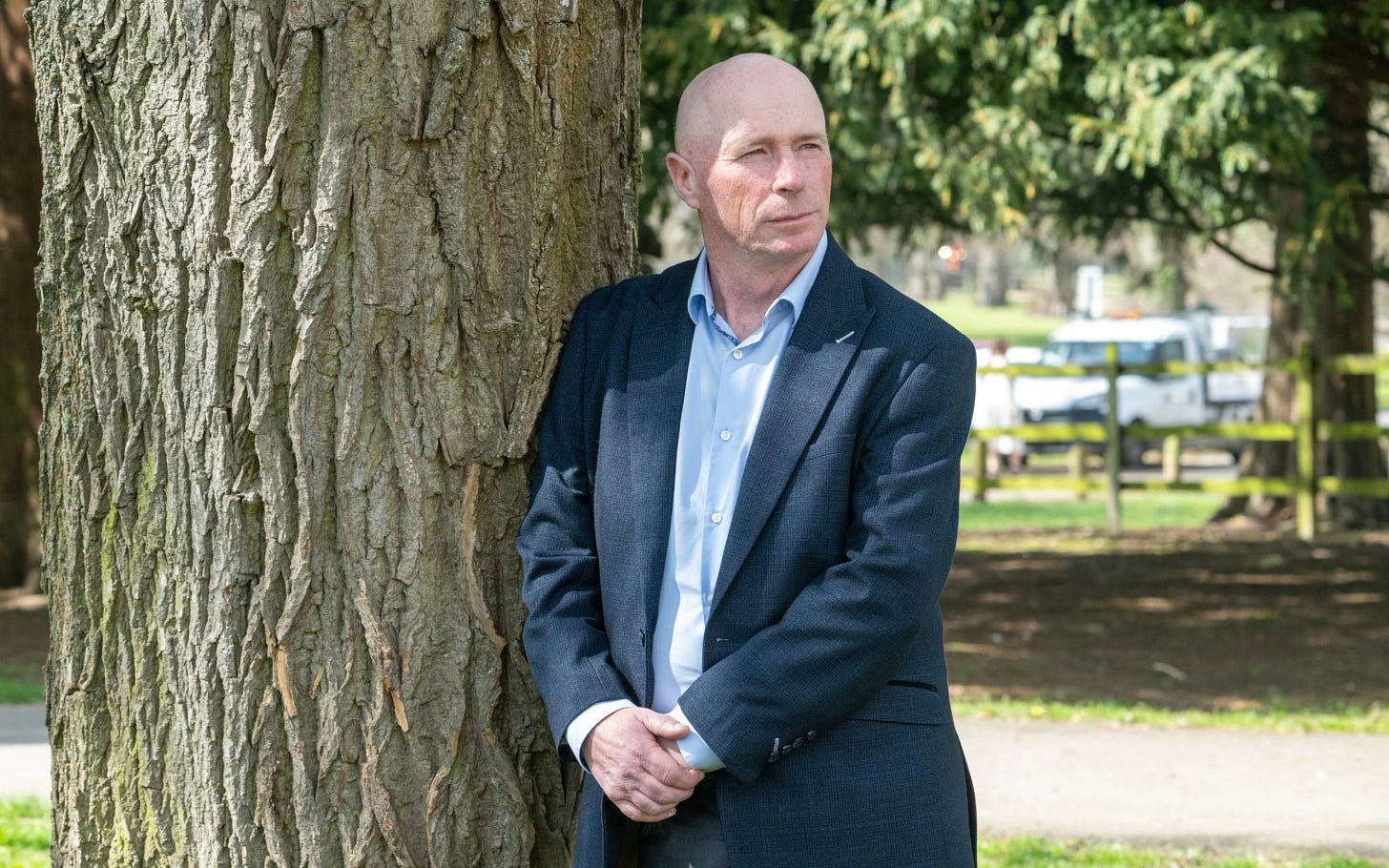 Ray photographed for The Telegraph