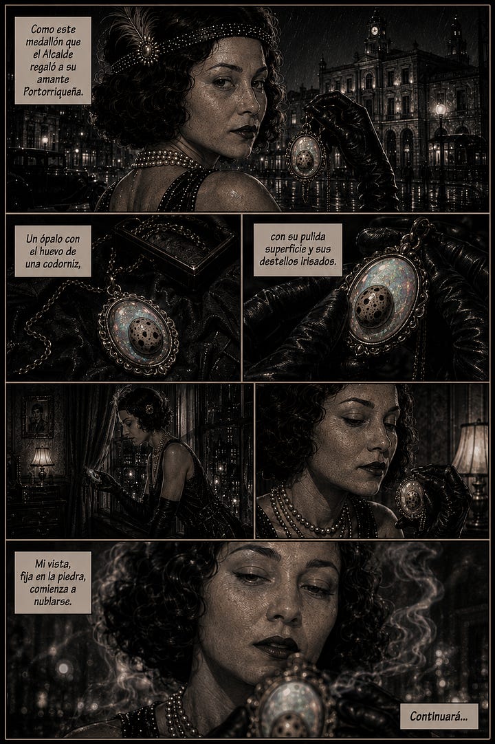 Comic Noir de El Oasis Clandestino. Autora Ana Agudo.