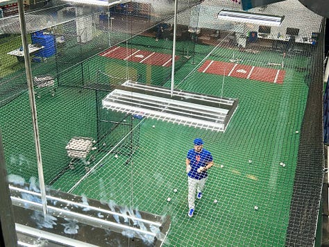 batting cage, lounge