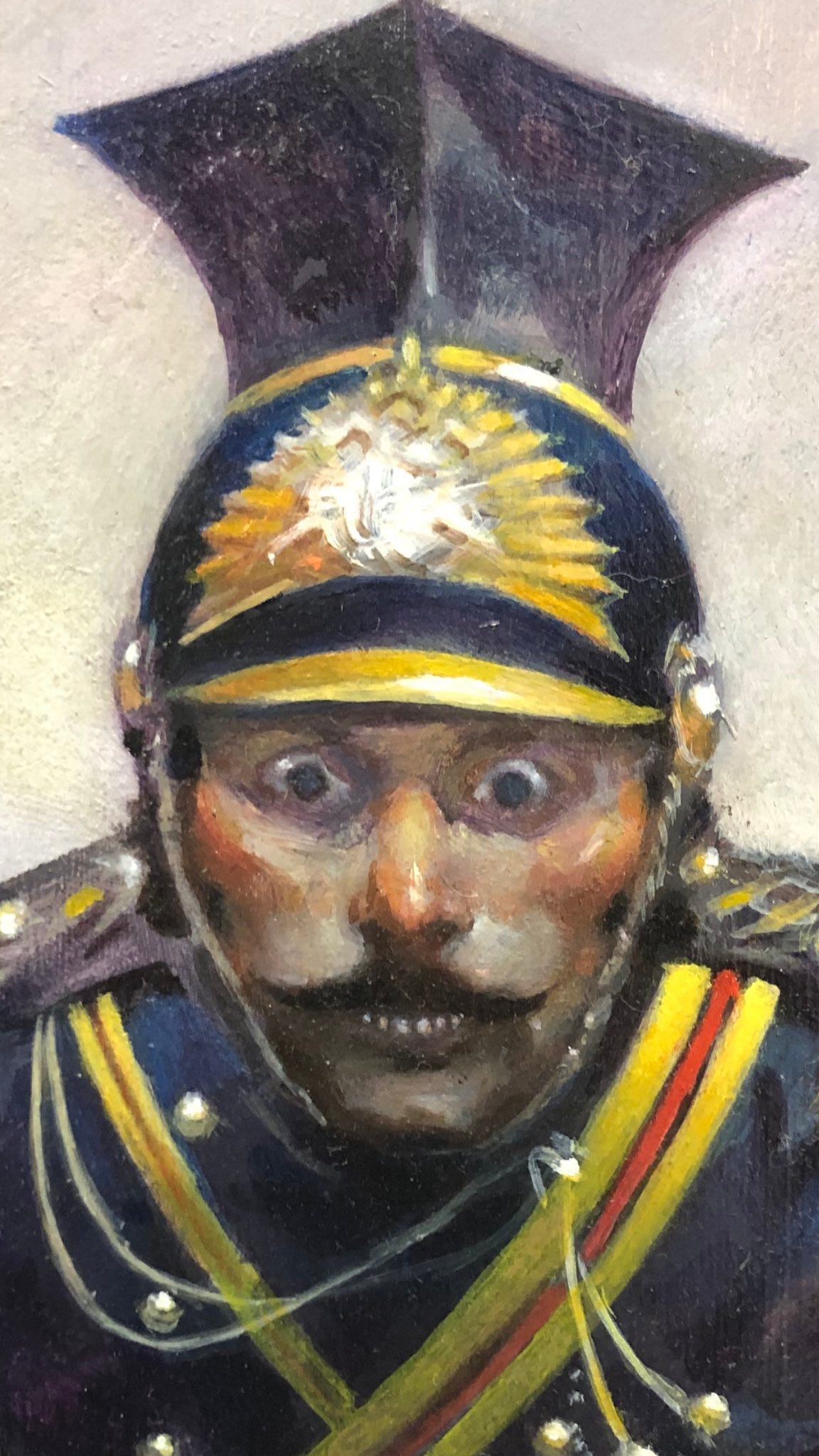 Frank Frazetta on X: "Details from the original painting “Flashman at the  Charge” https://t.co/aVZahSoLjR" / X
