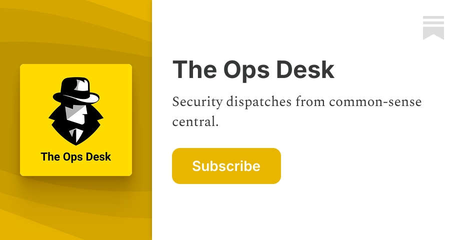 The Ops Desk | Substack