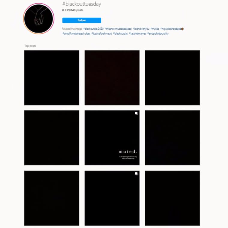 Celebrities warn that using #BLM with Blackout Tuesday posts could hide  important information