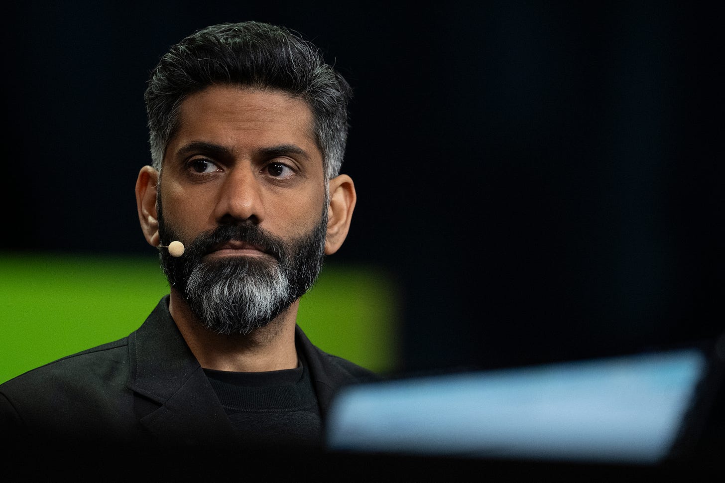 Founder and CEO of Abridge, Shiv Rao speaks during the Live Keynote Pregame during the Nvidia GTC (GPU Technology Conference) in Washington, DC, on October 28, 2025. (Photo by Jim WATSON / AFP) (Photo by JIM WATSON/AFP via Getty Images)