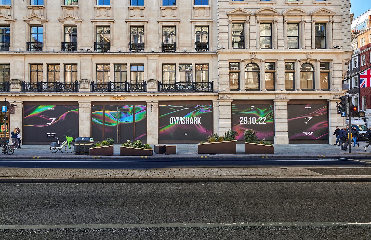 Inside Gymshark's London store, opening this weekend