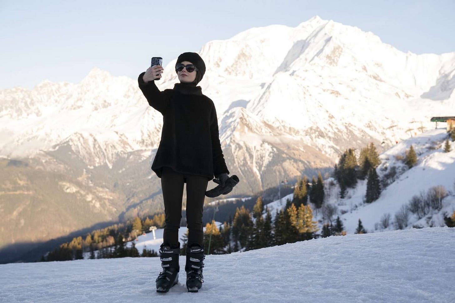 Emily in Paris' ski scenes and location revealed as Megève - Stanford Skiing