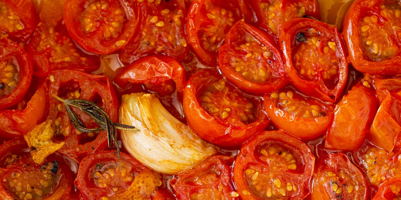 Roast cherry tomatoes 