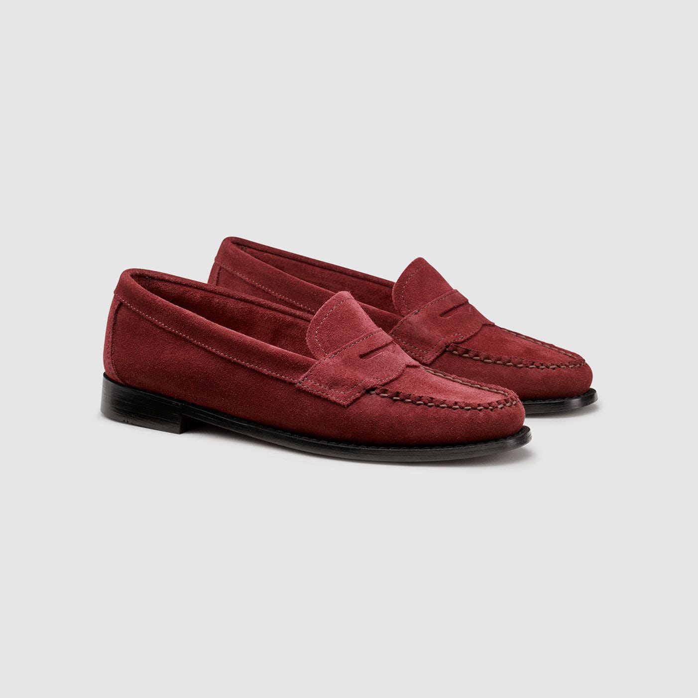 WOMENS SUEDE WILLA FLAT STRAP WEEJUNS LOAFER