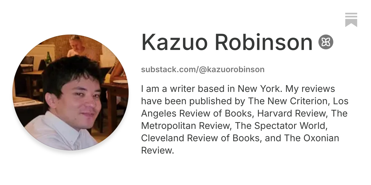 Kazuo Robinson | Substack