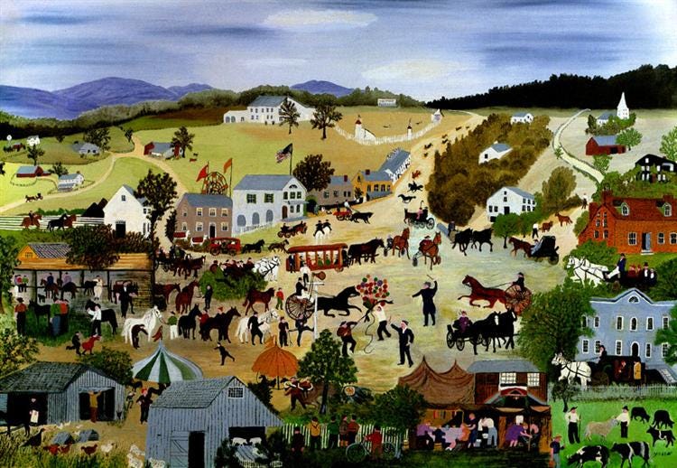 Country Fair, 1950 - Grandma Moses