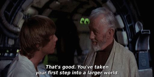 Star Wars Gifs on X: ""That's good. You've taken your first ...