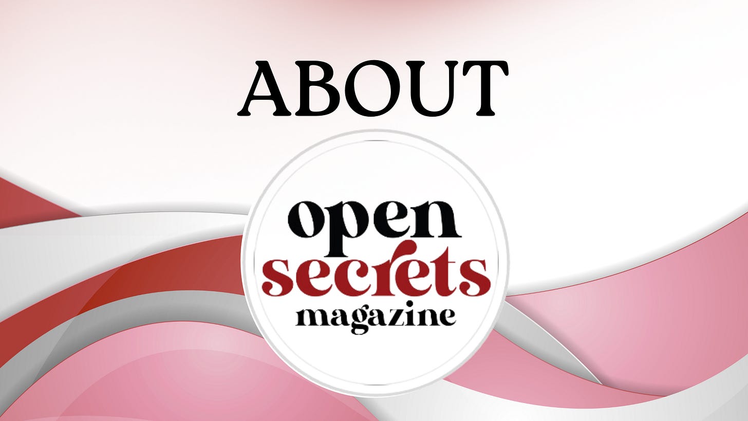 about open secrets magazine