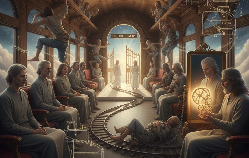 🩸The Finality of the Track: A Meditation on the Self’s Station