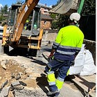 Nueva rotura de agua en la calle Guadarrama