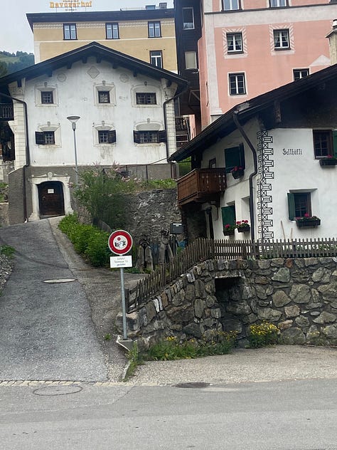 Pictures of Davos as walk along the streets