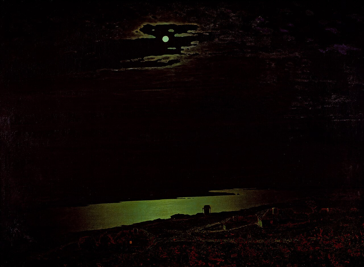 Arkhip Kuindzhi, Moonlit Night on the Dnieper, 1880 Arkhip Kuindzhi, Moonlit Night on the Dnieper, 1880