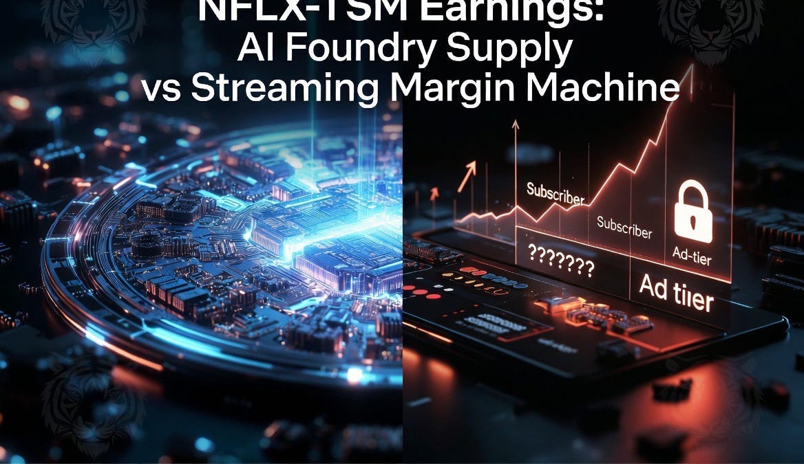 Daily Alpha Insights II: NFLX-TSM Earnings — AI Foundry Supply vs ...