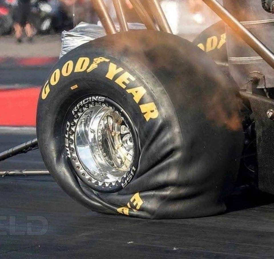 This is what INSANE torque does to the tire of a drag racing car : r/interestingasfuck This is what INSANE torque does to the tire of a drag racing car : r/interestingasfuck
