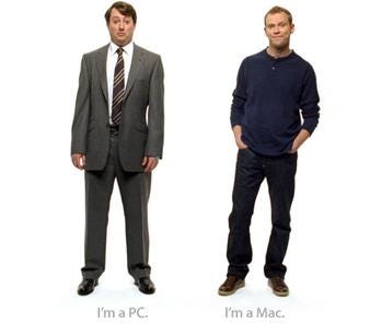 The Mac ad with Jeremy and Mark from Peep Show