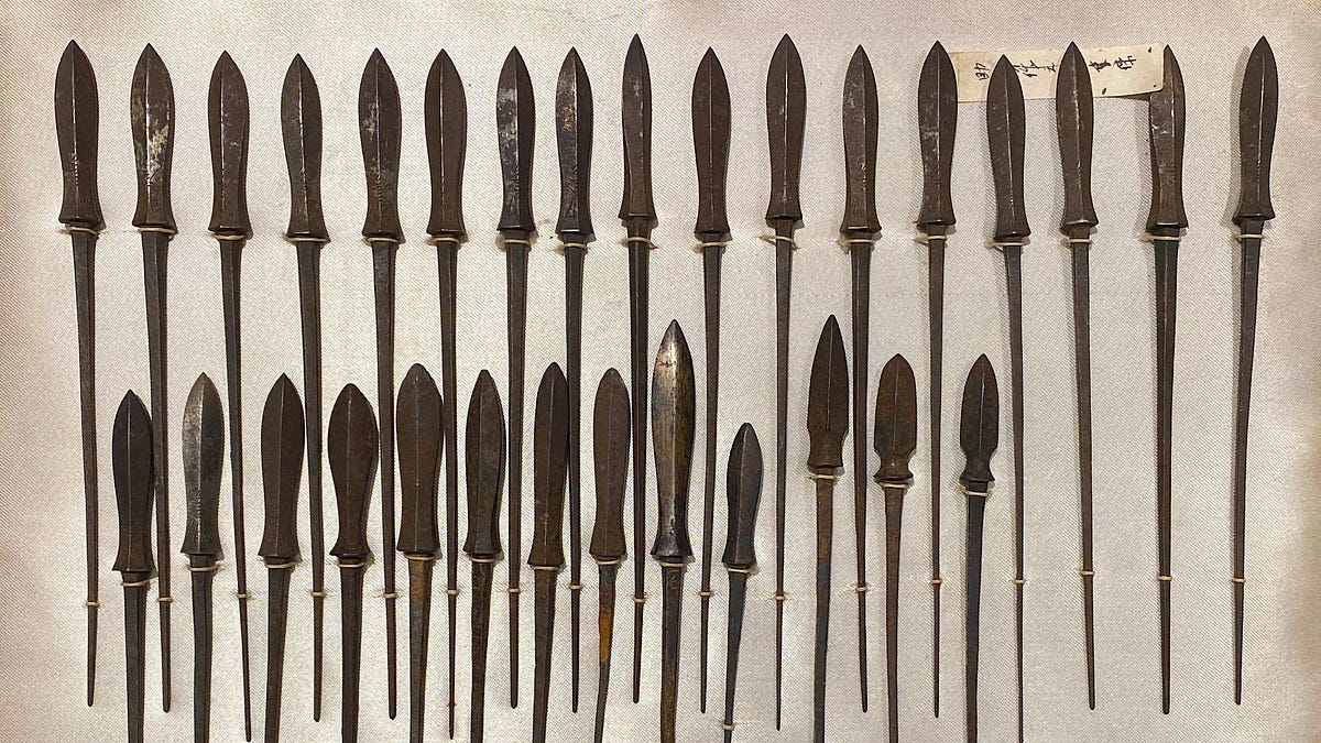 矢じり 刀装具9本セットJapanese Yajiri / Arrowheads 1ce2b346-65f2-4a05-9f84-