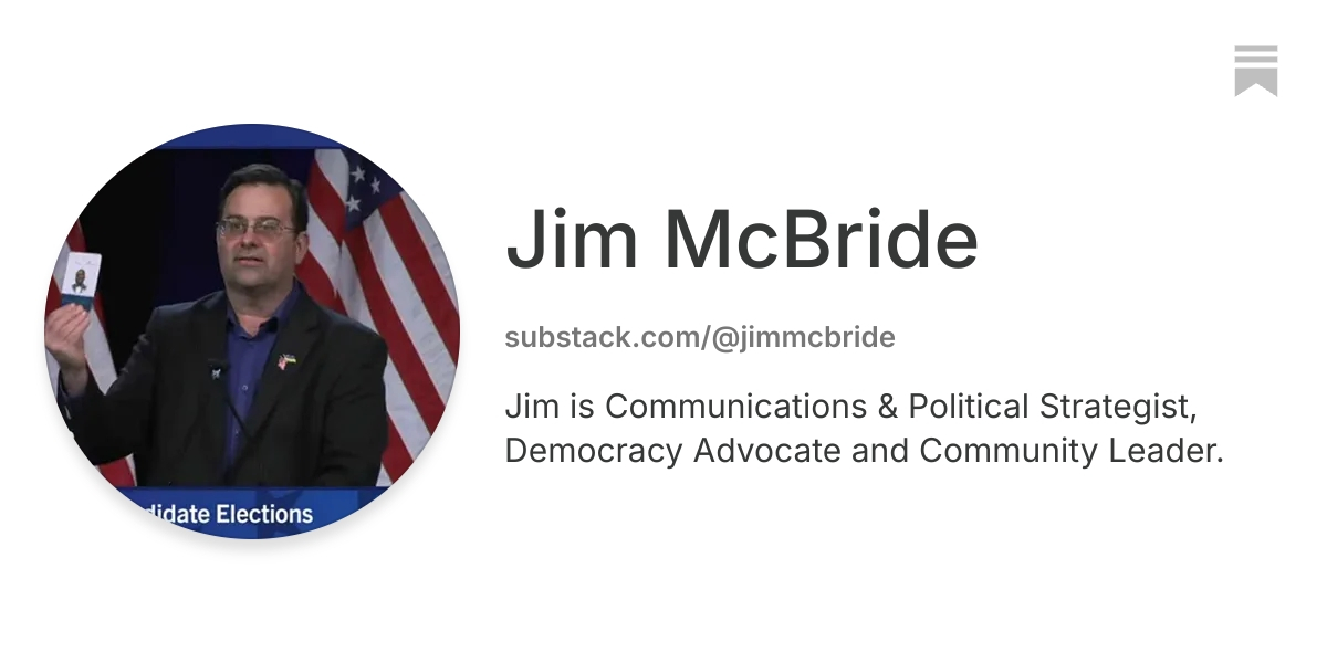 Jim McBride | Substack