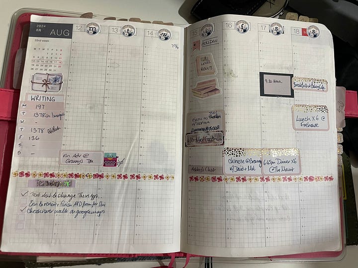 Photos from Helen's Hobonichi Planner