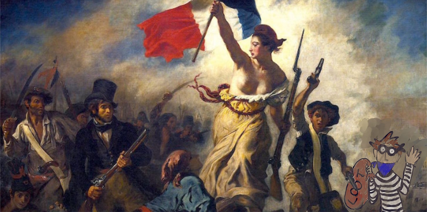 Delecroix's "Liberty Leading the People" and a jewel thief