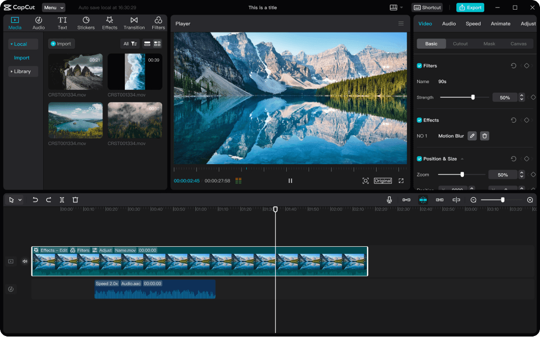 CapCut | Alles-in-een video-editor en grafische ontwerptool met AI