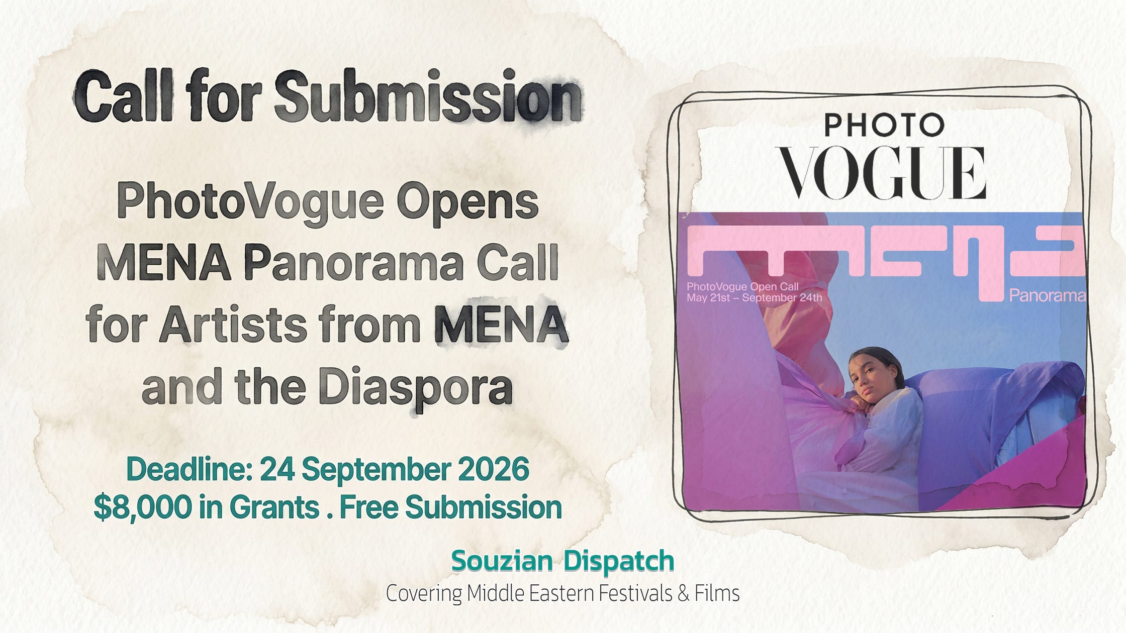 PhotoVogue Opens MENA Panorama Call for Artists from MENA and the Diaspora