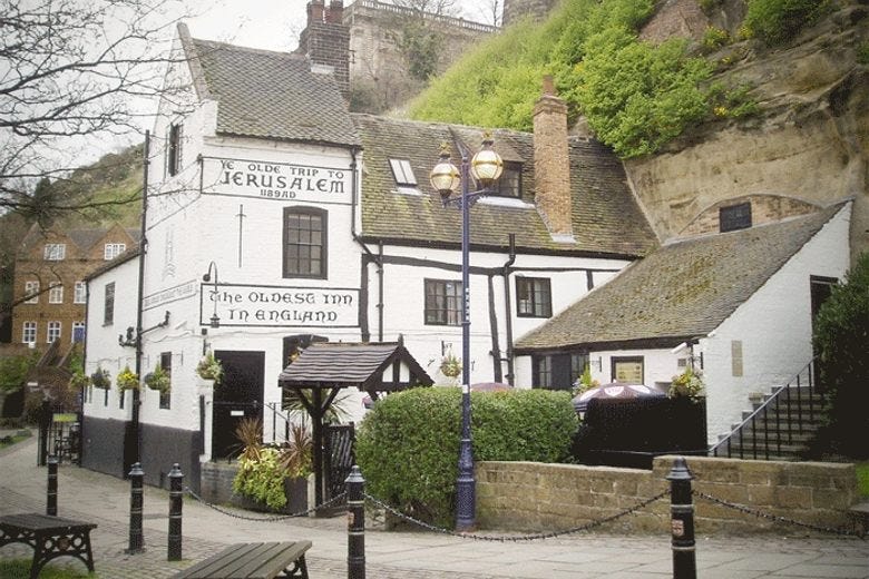 Ye Olde Trip to Jerusalem – Nottingham, England - Gastro Obscura
