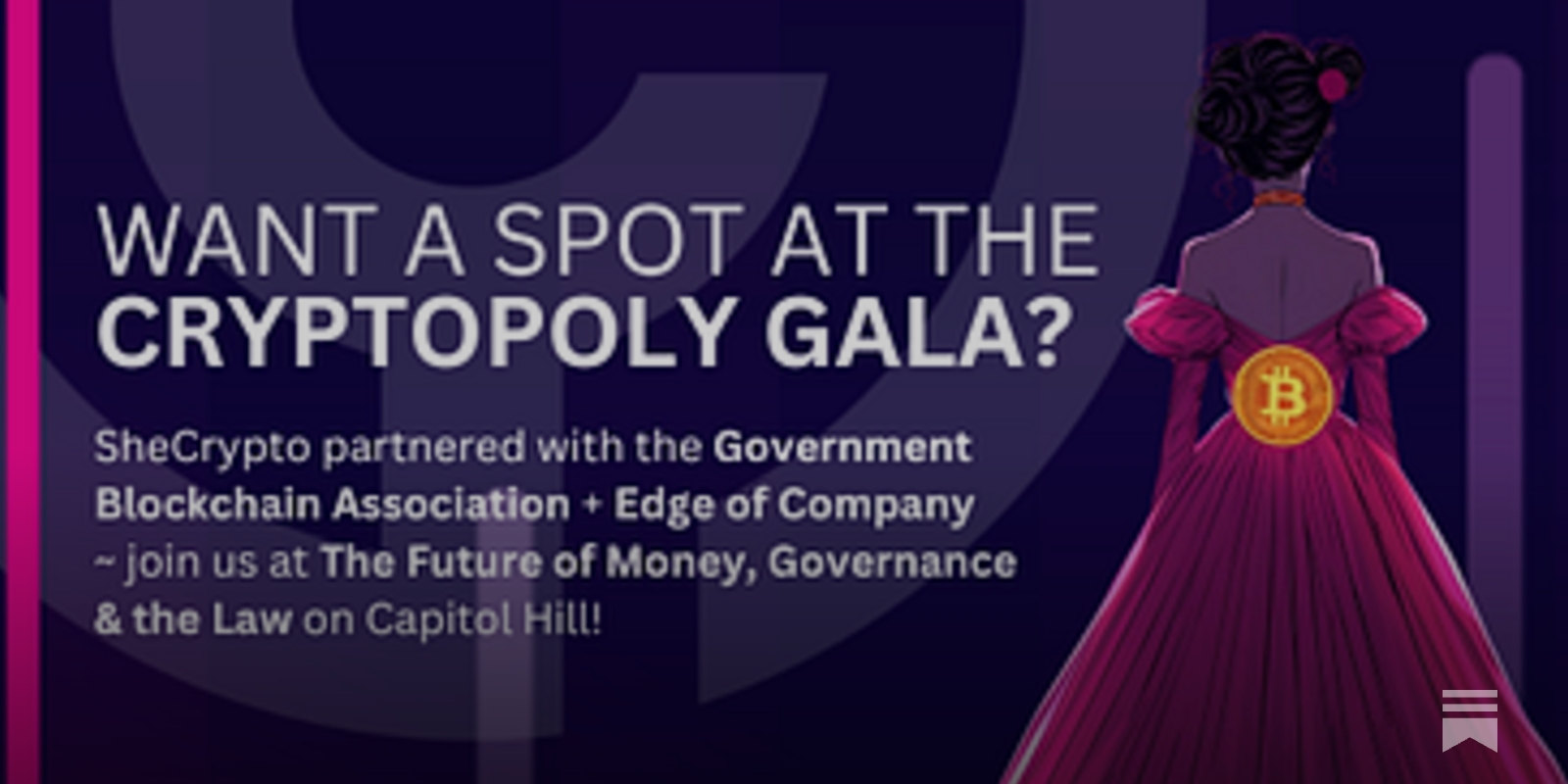 Want a Seat at the Cryptopoly Gala? - by Kelly Ann Collins