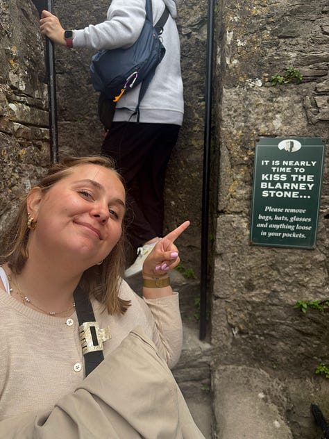 Pictures of Sydney and Lauren in Dublin and Cork