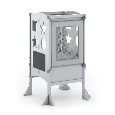 From left Breville panini press; Dumplings for Lili by Melissa Iwai; Guidecraft Toddler Tower