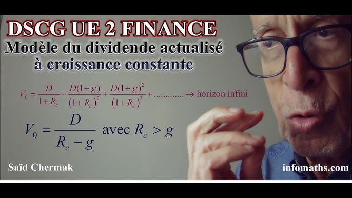 DSCG UE 2 FINANCE . MODÈLE DE GORDON ET SHAPIRO