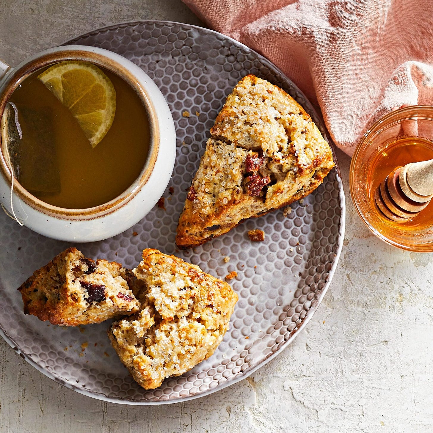 Fig and Pecan Scones