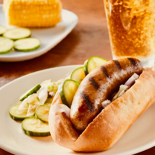 Pabst Blue Ribbon, German Brats