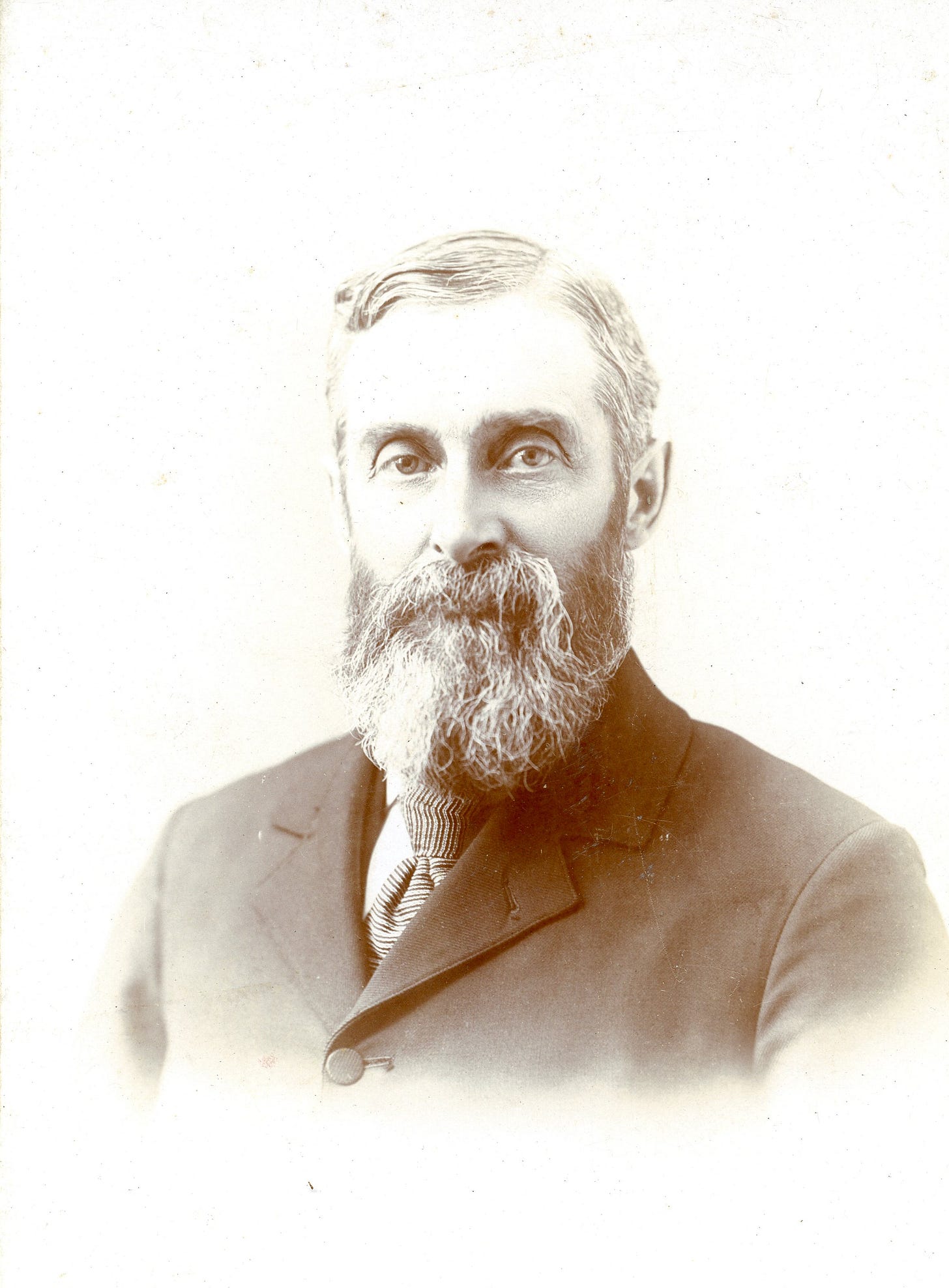 Portrait of a bearded man