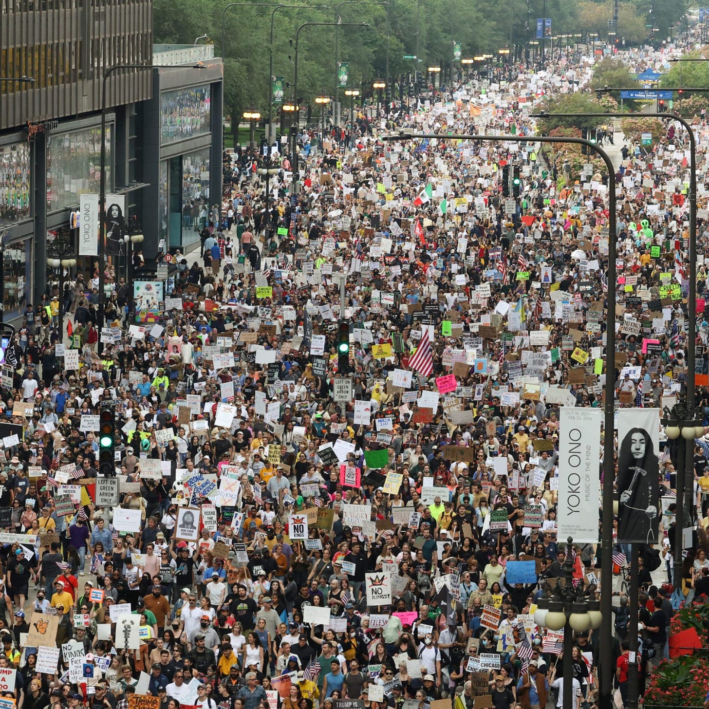 Photos: 'No Kings' protest in downtown Chicago Photos: 'No Kings' protest in downtown Chicago