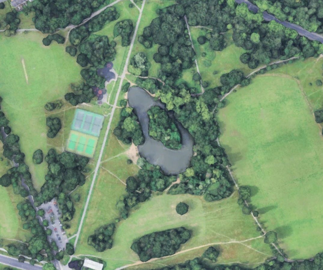 May be an image of map, golf course and grass