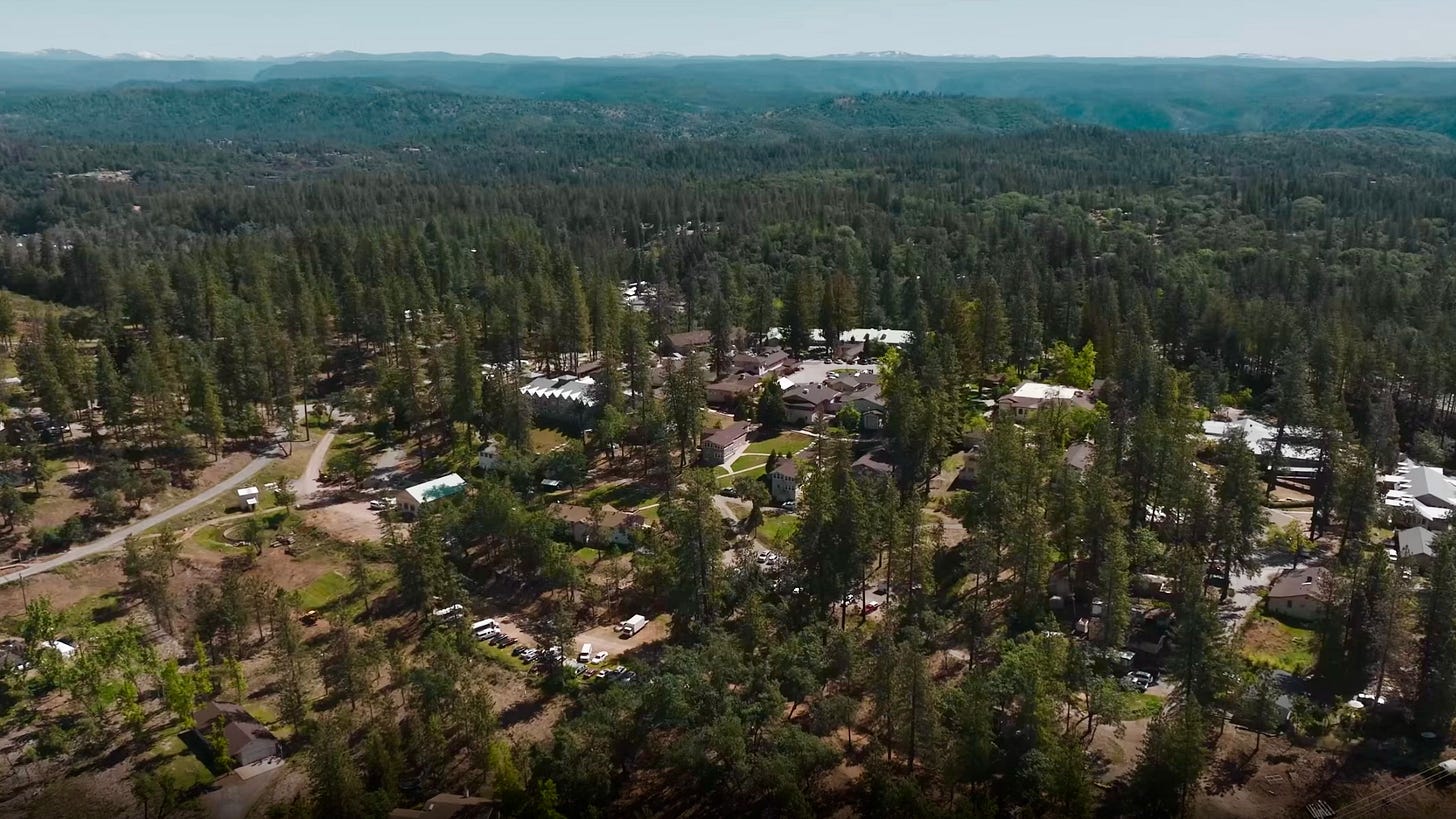 Weimar campus drone shot