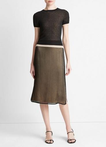 Double-Layer Knit T-Shirt image number 0