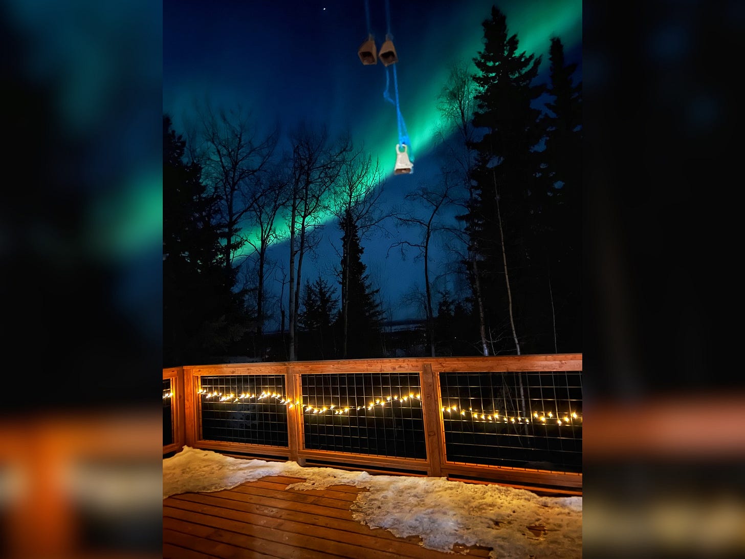 The Aurora from my Deck