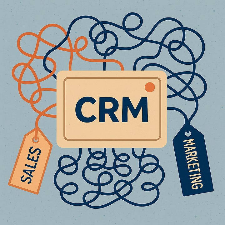 crm, sales and marketing differences