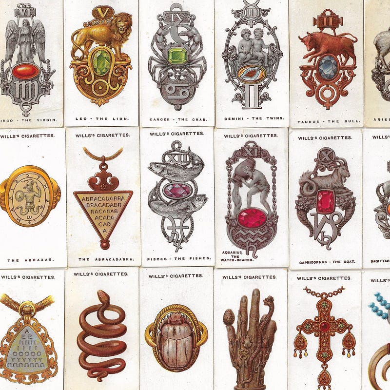 lucky charms cigarette CHARMS: Enterprises LLC, Trading Card: 9781794497252 Books perfect for adding a touch of Parisian style. Prints of Inscribed Amulet, 1923