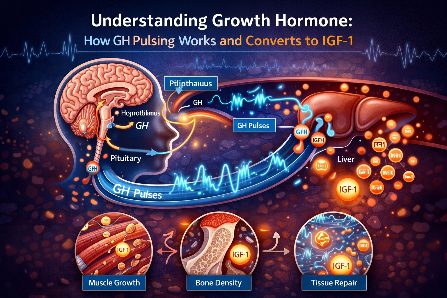 Understanding Growth Hormone: How GH Pulsing Works and Converts to IGF-1