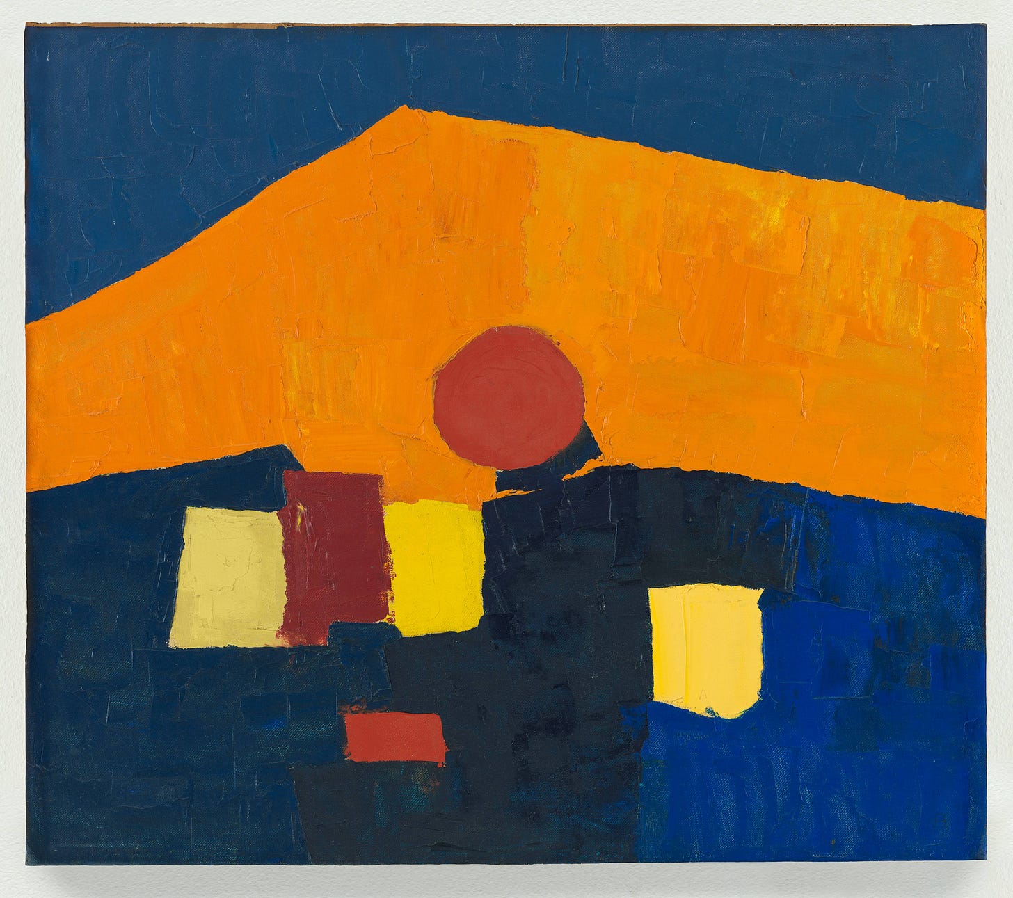 Etel Adnan, Untitled, ca. 1960s · SFMOMA
