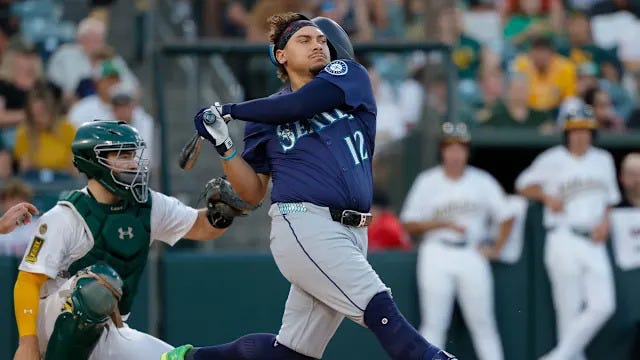 Mariners' Josh Naylor destroys Athletics pitch for first HR since trade - Yahoo Sports Mariners' Josh Naylor destroys Athletics pitch for first HR since trade - Yahoo Sports