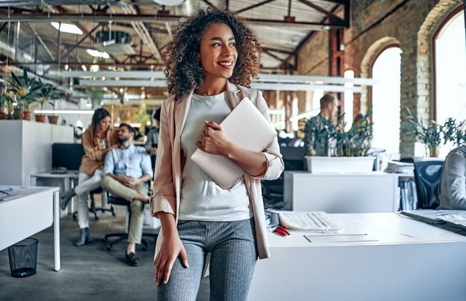 Young business people in office
