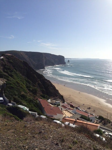 arrifana from above portugal