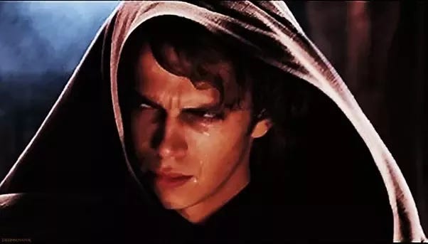Why was Anakin crying in Revenge of the Sith? - Quora